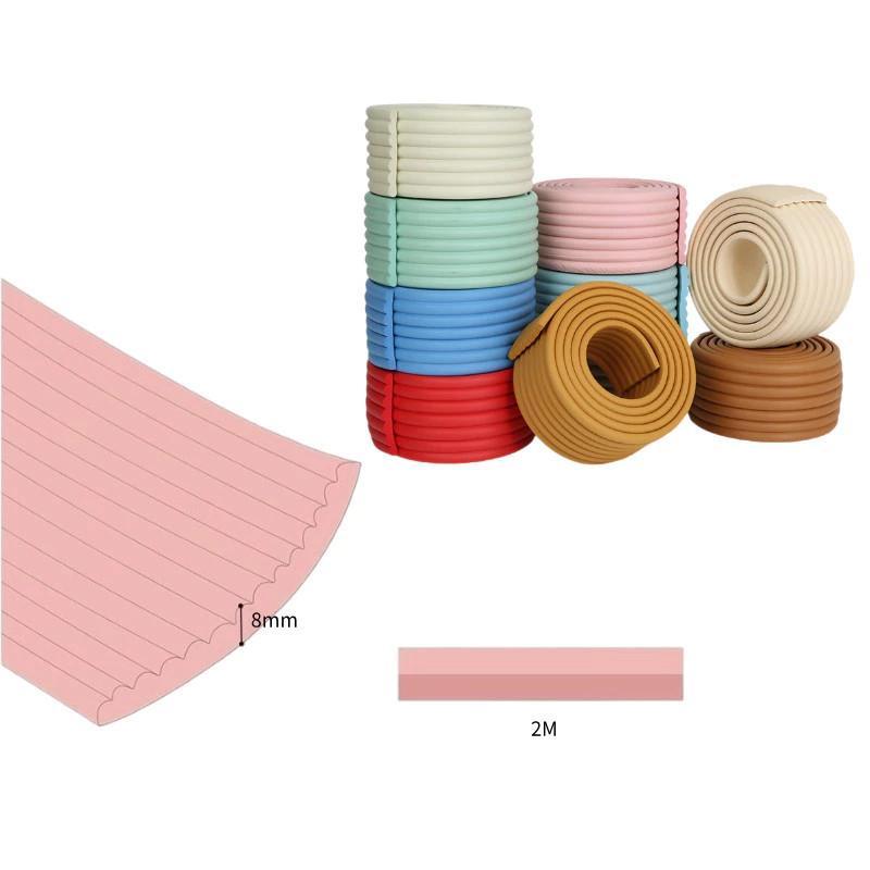 🍃🍃 Hỏa Tốc，Cuộn Xốp Dài 2 Mét Bọc Cạnh Bàn Chữ U-W-V, Miếng Dán Bịt Góc Tường Chống Va Chạm An Toàn Cho Bé Legaxi 3