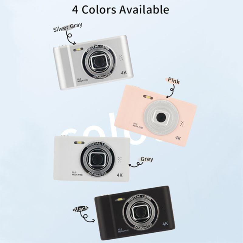 New CCD camera digicam for students to take selfies Home student digital camera With 16x Zoom kamera Digicam 48MP 1080P HD 50MP Compact Mini Cameras For Begin kamera analog digital 4