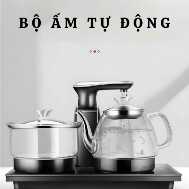  Bộ ấm pha trà ấm đun siêu tốc - tự động cấp nước tự động đun sôi tự động ngắt cảm ứng đa dụng 