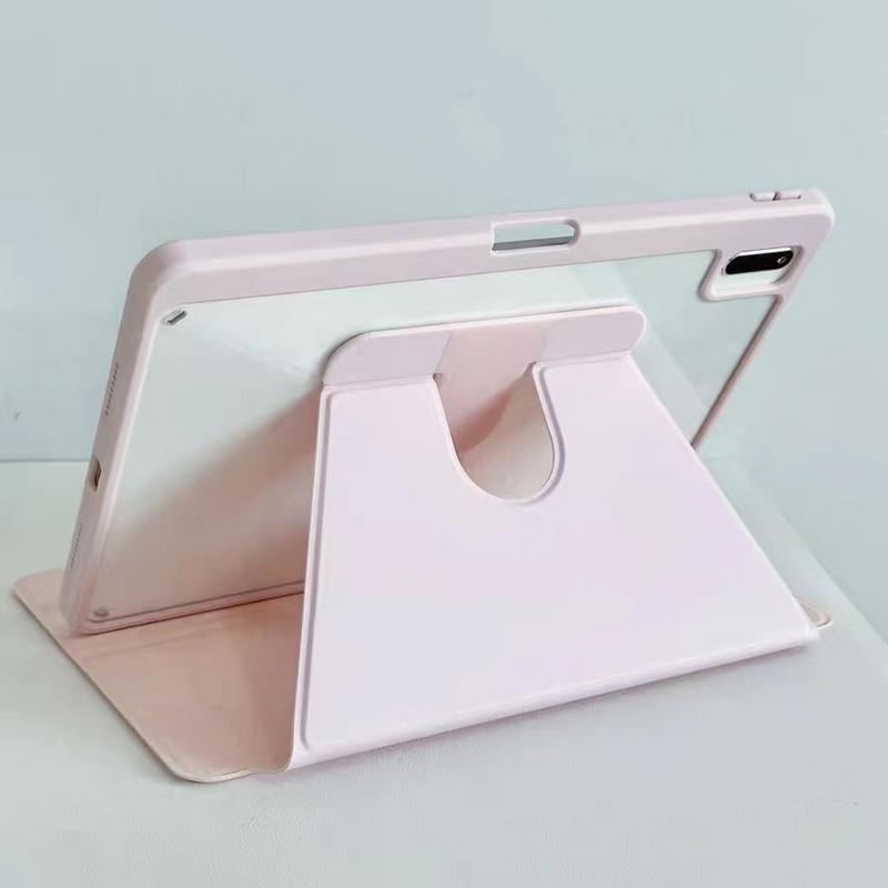 Product Introduction of Tablet Case For Honor Pad X9 11.5 X8 Pro X8 Lite V8 V7 Pro 11inch 720 °Rotation Transparent Acrylic Case With Pencil Holder Slot 5