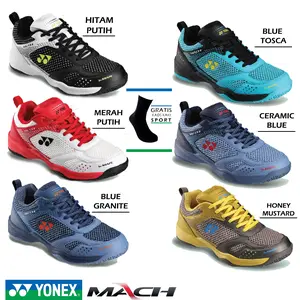 Sepatu Badminton YOnex Mach Original Free Banyak