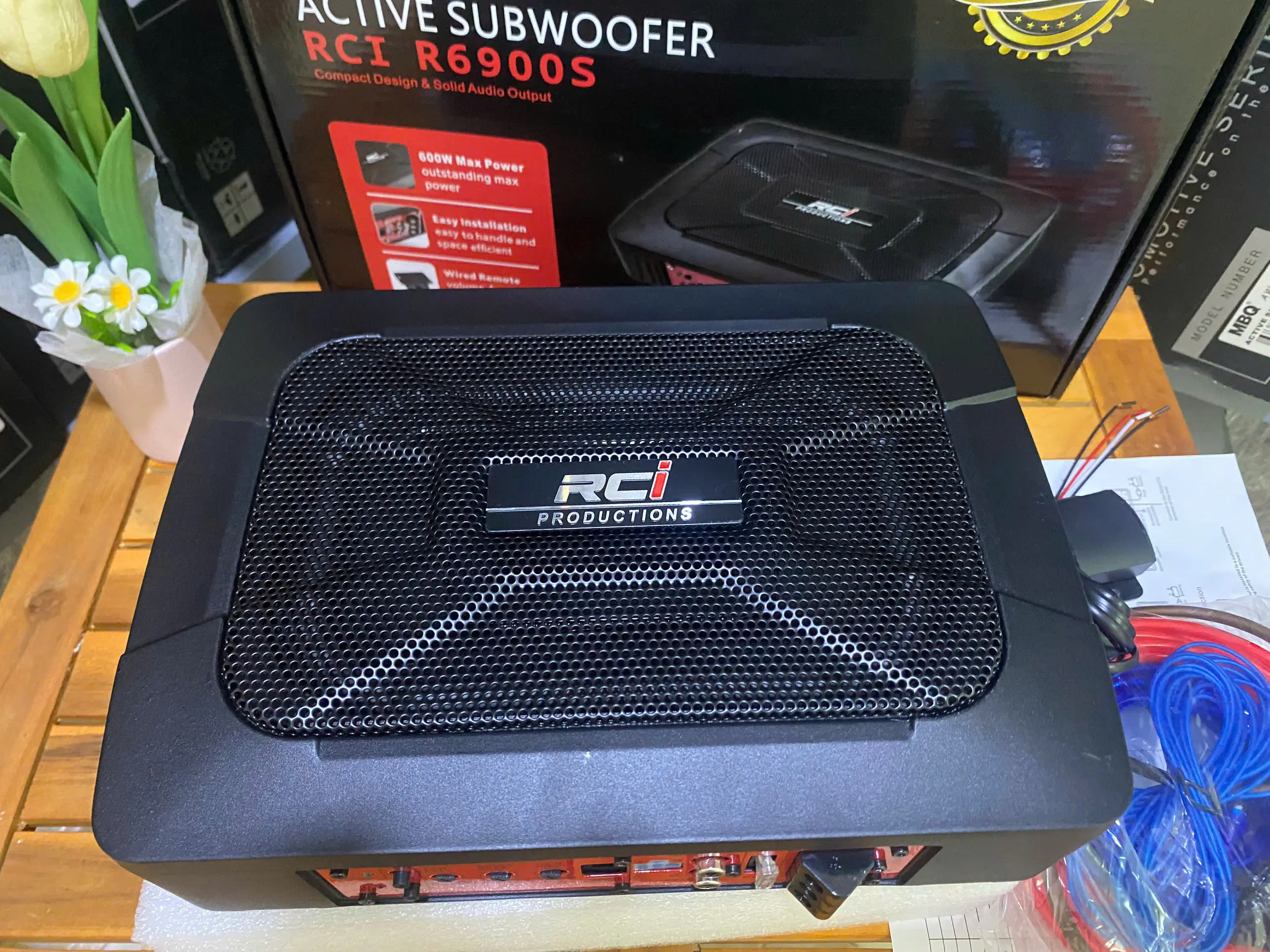 Loa Sub Bass Gầm Ghế RCI Bass 8 inch - Âm Bass Mạnh Mẽ Uy Lực - Cải Thiện Âm Thanh Đáng Kể Trên Xe