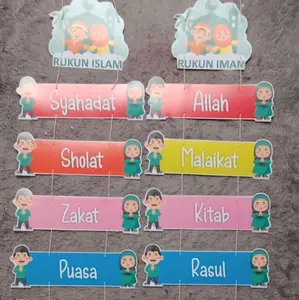 Hanging Door Rukun Iman & Islam