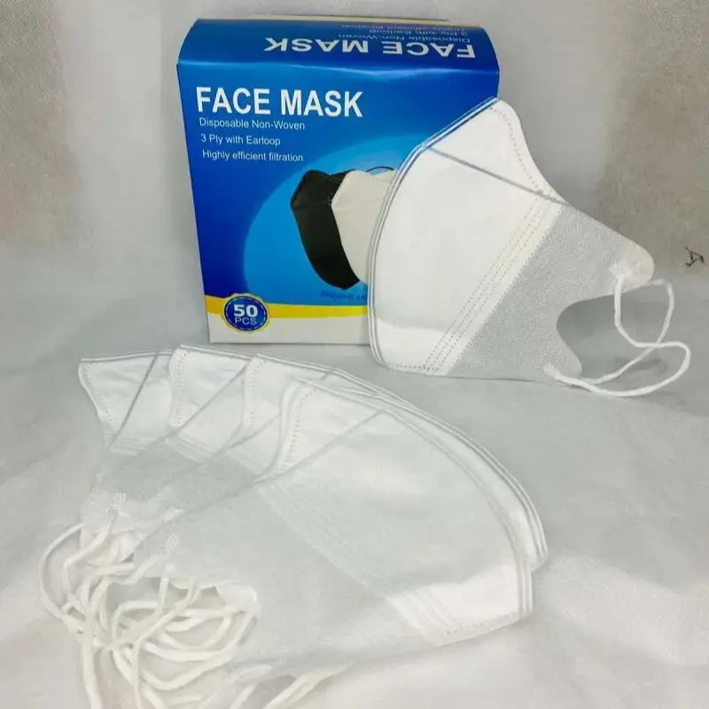 Masker Duckbill Facemask 3ply MURAH Earloop isi 50 Mask 4