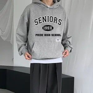 STREES Sweater Hoodie Seniors Pria Keren Berbahan Kain Fleece Lembut Nyaman Size M-XXL Lokal Distro Panjang Santai