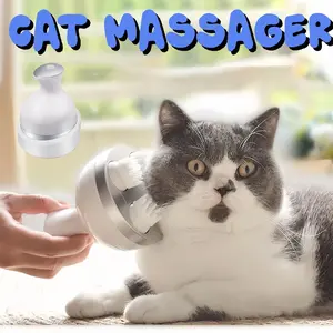 Cat Massager Pet Charging Cat Massager Pijat Kepala Penggoda Kucing Yang Dapat Diisi Ulang Dengan USB Mainan Kucing