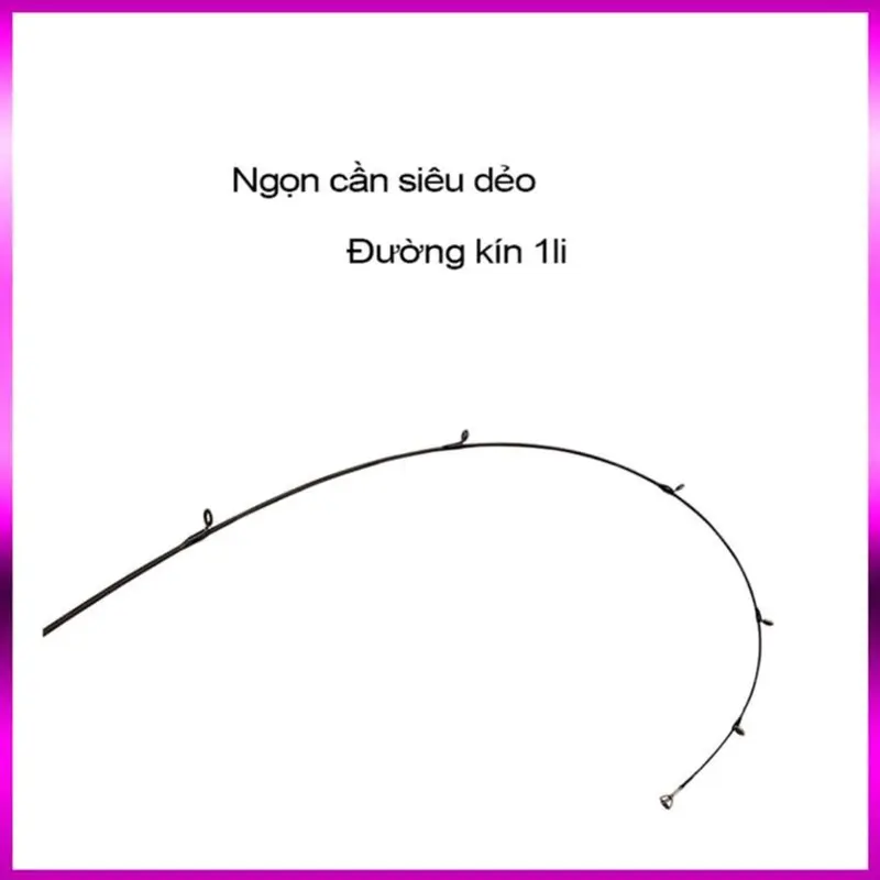 Cần câu cá  lure UL cán gỗ 2