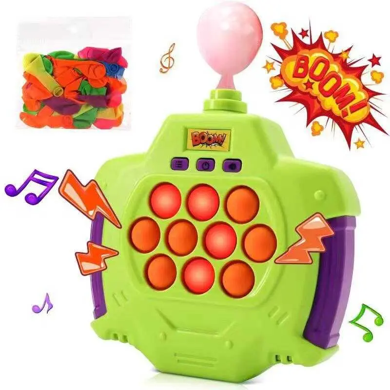 New product: Dungeon Mouse Quick Push Blowing Balloon Charging Challenge Toy: Rat Killer Pioneer Press Music Children's Game Machine