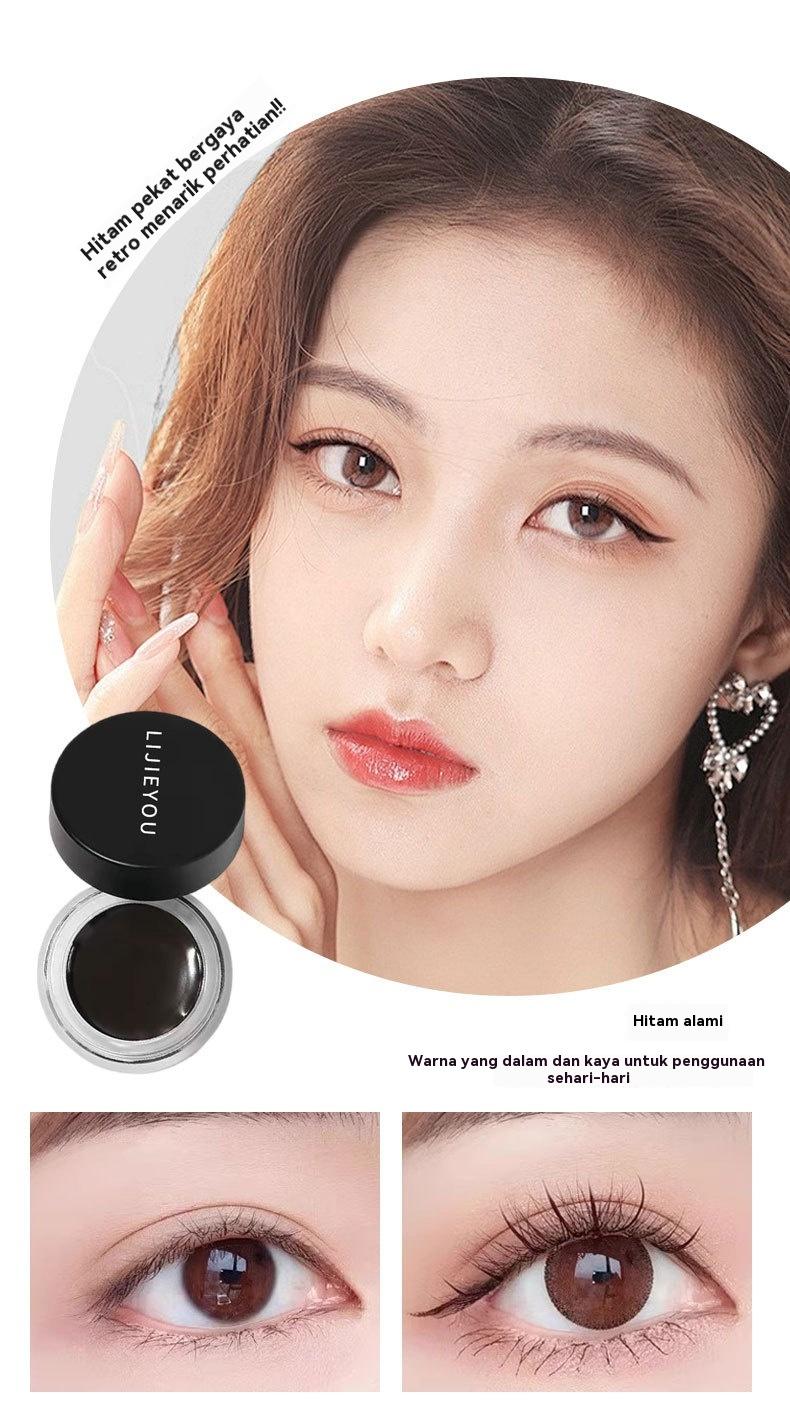 MUSIC FLOWER 2-in-1 Eyebrow & Eyeliner Gel 24H Natural Look Finish Oil Control Waterproof Smudge Proof Tahan Lama：MUSIC FLOWER