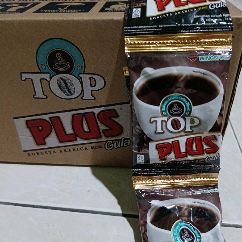 50pcs// 60pcs TOP PLUS gula @18gr Kopi Instan Manis Robusta arabica ...