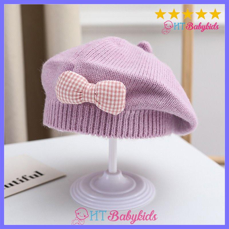 Mũ Nồi Dệt Kim Phong Cách Cổ Điển Nhật Bản Cho Bé Trai Bé Gái