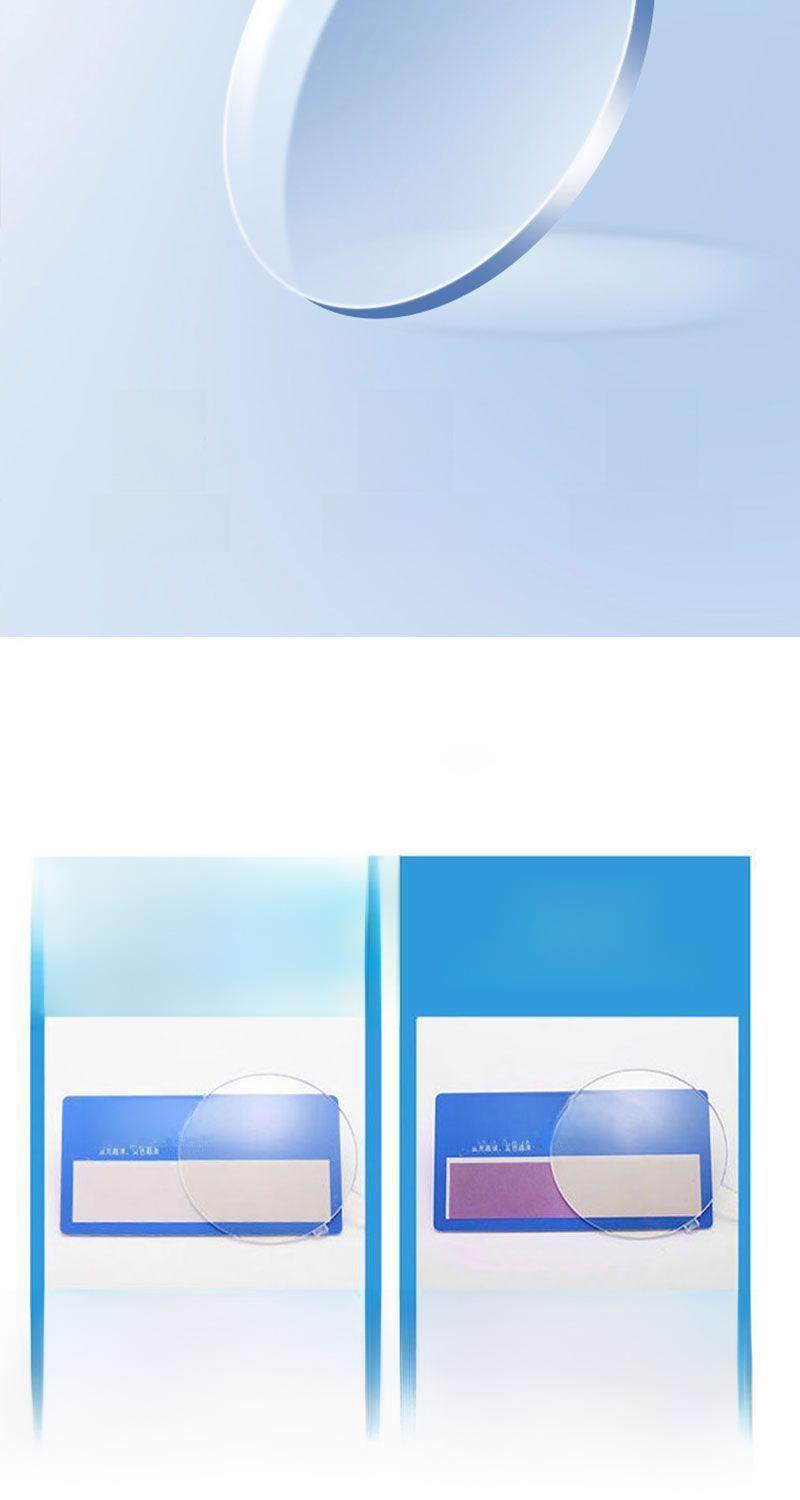 Product Introduction of New Trendy Prescription Glasses Square Frame Ultra-light Non-prescription Glasses TikTok Hot Style Glasses Frame Anti-blue Light Compatible with Prescription PC Material 9
