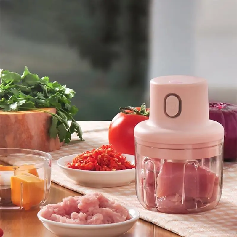 Blender Mini Elektrik 250ml - Mini Chopper Elektrik 250ml Dua Satu Store