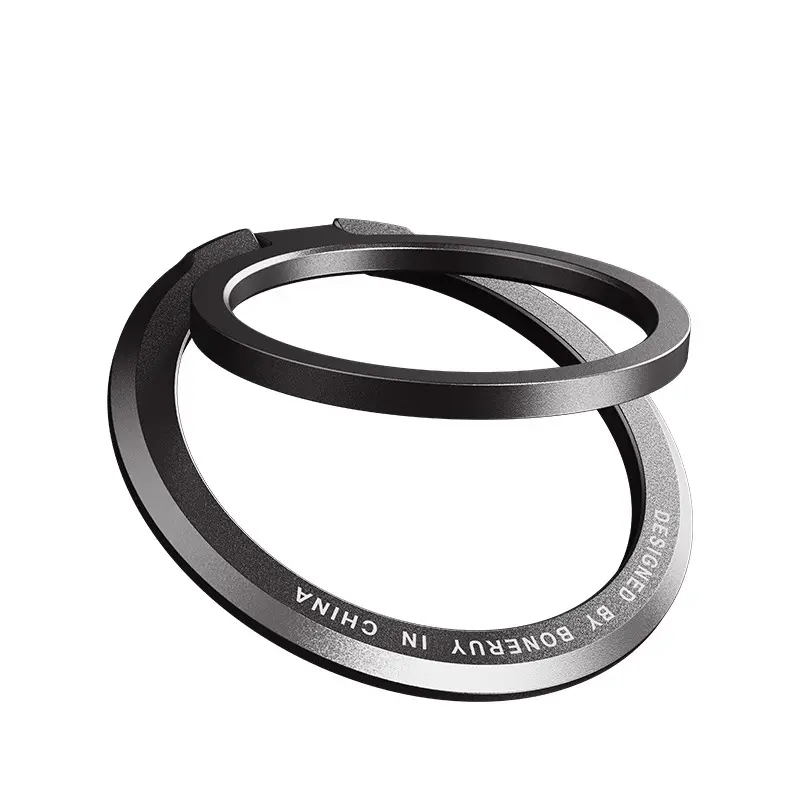 Magnetic glue-free ring buckle, suitable for mobile phone magnetic ring buckle, magsafe, adjustable alloy, magnetic desktop lazy bracket Stand Smartphone Cellphone Mount