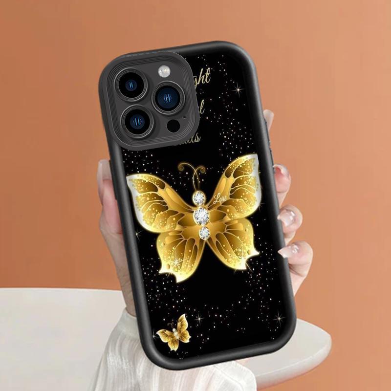 Casing Untuk Realme C2 2019 2020 C1 2018 C11 2020 C11 2021 C12 C15 C17 C20 C20A C21 C21Y C25 C25s C25Y C2s TPU Pro Kamera Artistik Berkilau Kupu-kupu Casing Soft Cover 3