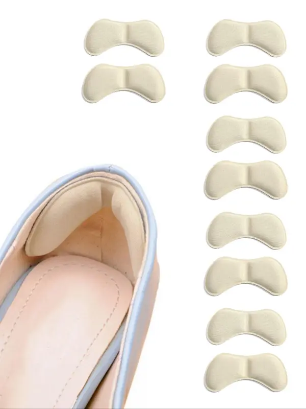 5 Pairs Anti-slip Heel Cushion, Heel Protector, Heel Cover Patches, Shoe Stickers, Shoe Accessories 3