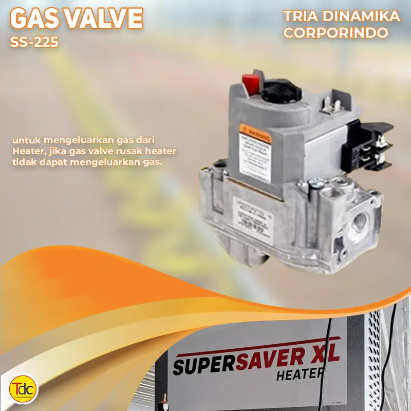 Gas Valve SS-225 (Kepala) Super Saver Heater/Pemanas Kandang Ayam Closed House - Alat Ternak Kandang Ayam 0