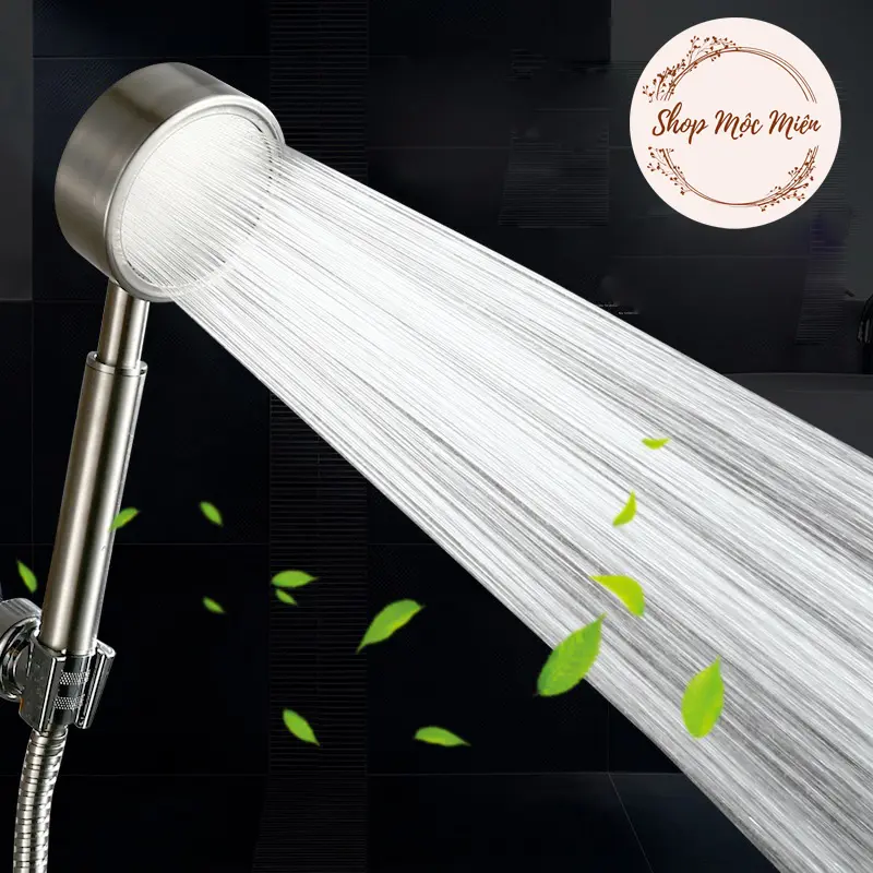 Bộ vòi hoa sen, tay sen tăng áp inox 304 cao cấp siêu bền (tăng 300% áp lực nước)