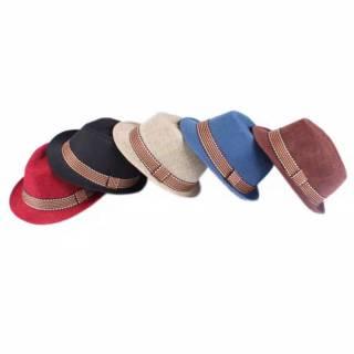 Best Seller Topi Fedora Knitted ANAK F7/ Topi pantai anak / Topi import anak Fashion 4