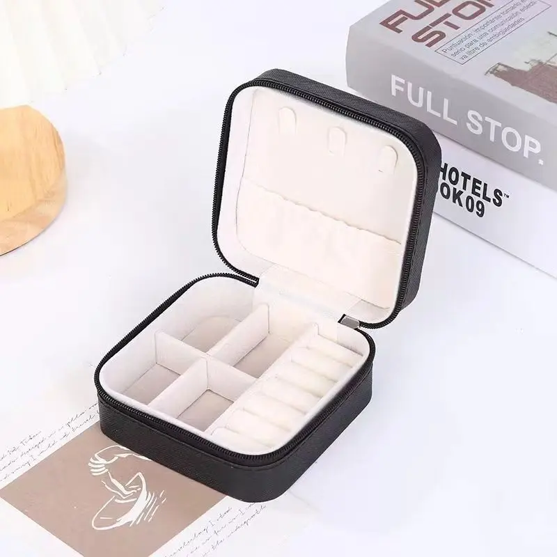 Hộp Đựng Đồ Nhiều Tầng, Hàng Mới Về, Hộp Cài Tóc Trang Sức Bằng vải nỉ Cổ Điển Cho Bông Tai, Nhẫn, Vòng Cổ, Đồng Hồ 7