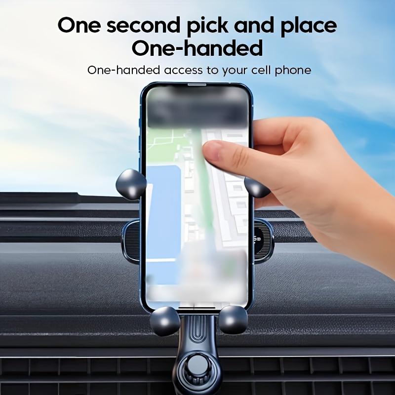 Product Introduction of New Gravity Car Phone Holder Air Vent Clip Mount Mobile Cell Stand Car Navigation Phone Stand 8