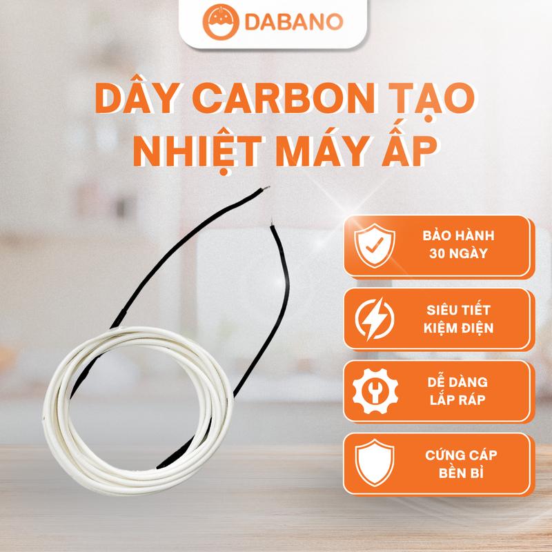Dây Carbon Tạo Nhiệt Cho Máy Ấp Trứng Ánh Dương P100, Dây Tạo Nhiệt Chuyên Dụng 2m, Độ Bền 5 Năm - DABANO
