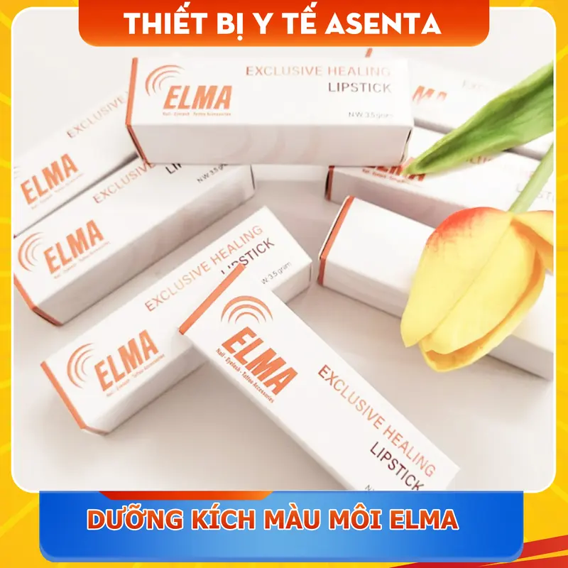 Son dưỡng môi có màu Elma, Dưỡng kích màu môi sau xăm, ngừa thâm loang - Hũ/Son thỏi - Cosmetic, Mỹ Phẩm 3