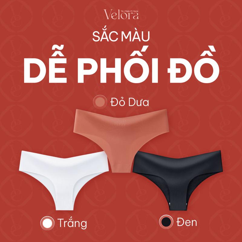 Product Introduction of [Combo 5 ] Quần Lót Su Cheeky Tam Giác Mỏng Nhẹ, Thoáng Mát, Không Viền, Đàn Hồi Thoải Mái - VELORA Nữ Women 6