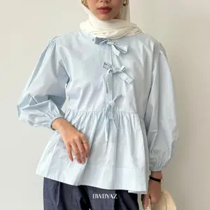 BWBYAZ - Anya Puffy Blouse  Baju Panjang Wanita