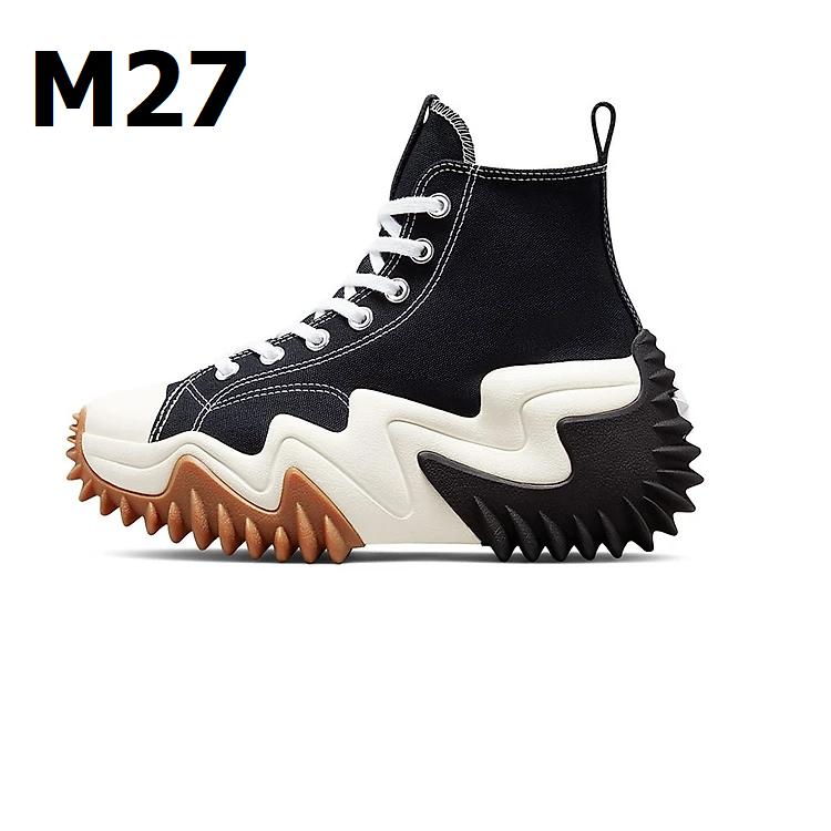 M27 Giày Sneaker Shoes Cho Nam Nữ Làm Bằng Vải CanVas Đế Cao Su Độn Đế 7cm Tôn Dáng Êm Chân