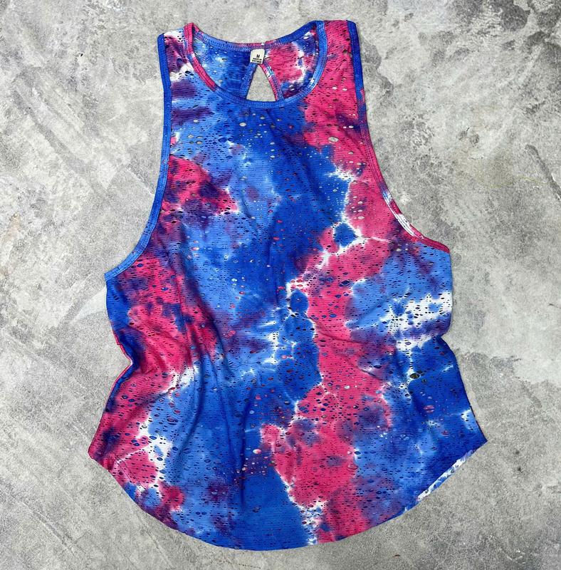 Áo Tanktop Lưới, Áo Khoác Ngoài Phối Bra Tập Gym Yoga Nữ H45191 5