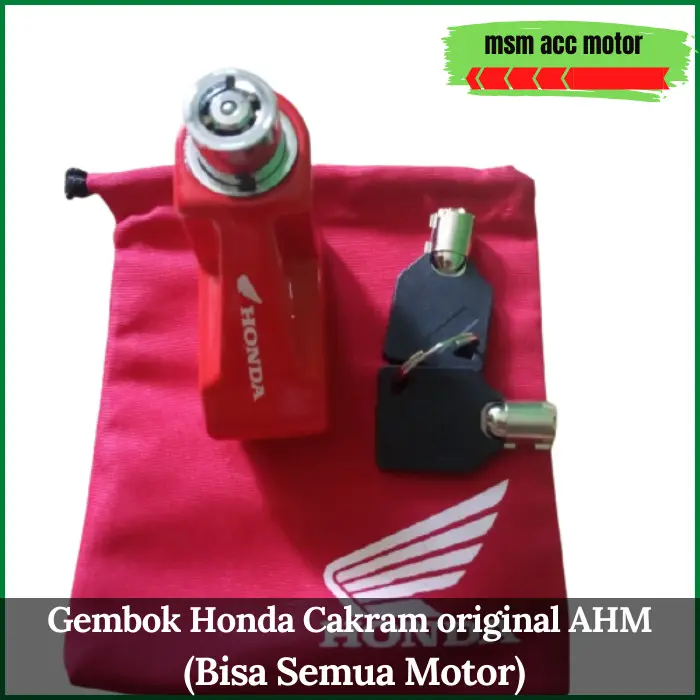 Gembok Honda Cakram Original AHM (Bisa Untuk Semua Motor Cakram)