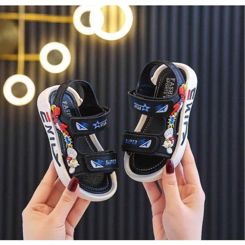 Dép sandal siêu nhân nhện dép nhựa cao su non mềm êm chân cho bé trai từ 2-12 tuổi Voi