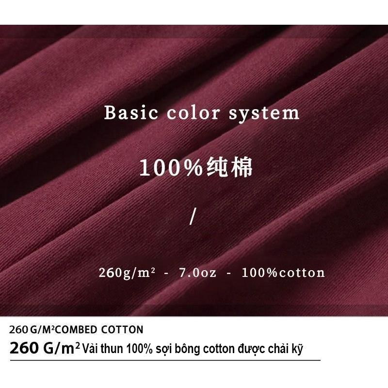 Product Introduction of Top Áo phông trơn ngắn tay oversize unisex basic 260gsm cotton chất liệu co giãn 4 chiều 100% mịn không xơ form rộng full màu nam nữ  Women cổ tròn đơn giản, thun trơn thiết kế dễ phối đồ thoáng mát nhẹ mềm mịn thấm hút mồ hôi phông tay lỡ trắng đen 4
