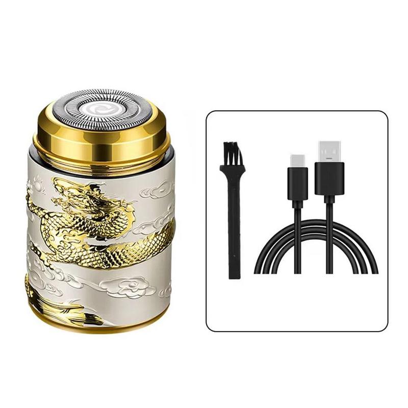 Product Introduction of Dragon Head Shaver For Men Mini Razor Portable Shaver USB Charging Dragon Pattern Car Razor Easy To Carry Durable 33