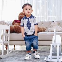 Gambar Bamboo And Bub - Renzo Top - Denim, 2Y dari Bamboo and bub Kab. Bandung 2 Tokopedia