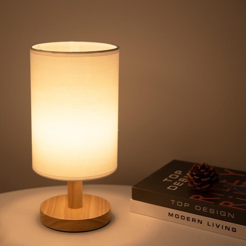 Product Introduction of Usb Dimmable Table Lamp Fabric Shade Table Lamp Led Bedside Night Lamp Bedroom Study Reading Desk Lamp 6