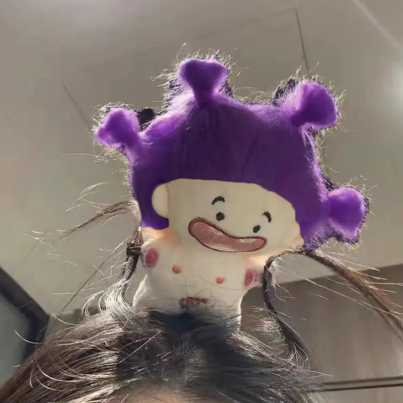 Băng Đô Búp Bê Xấu Xí, Kẹp Tóc Búp Bê Dopamine Sáng Tạo Vui Nhộn Băng Đô Búp Bê Bông Kẹp Tóc Nhồi Bông Vui Nhộn Sáng Tạo 6