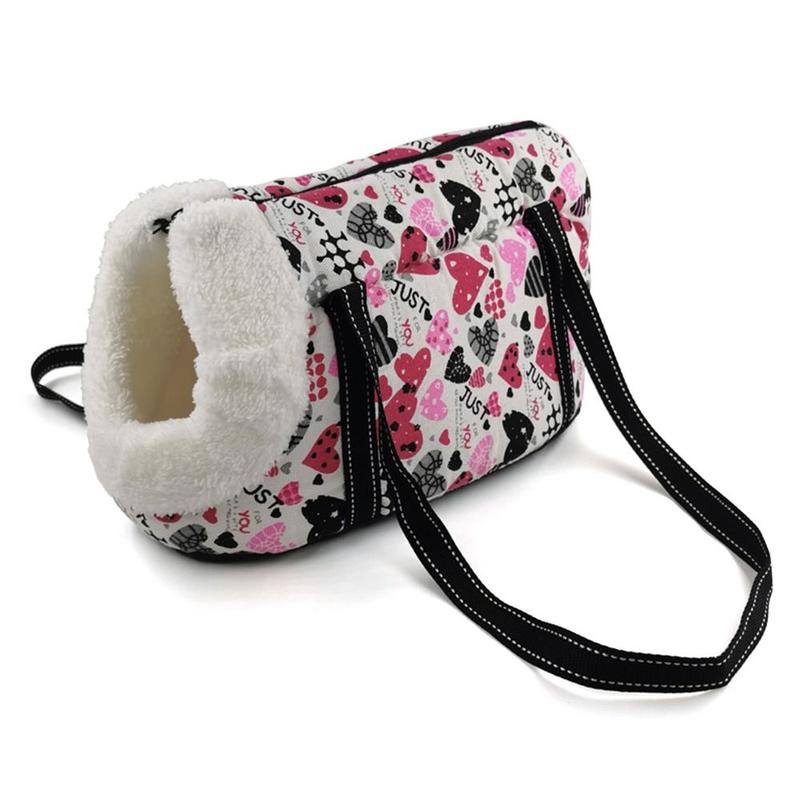 thfeng Winter Camouflage Sling Backpack Handbag Comfort Tote Shoulder Pet Carrier Bag Dog Warm Fleece Handbag Puppy Cat Dog Bags Outdoor Hiking Travel 5