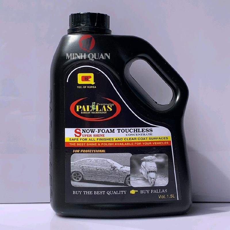 Nước Rửa Xe Không Chạm PALLAS 1.5 Lít Dung Dịch Rửa Xe Ô Tô Xe Máy Siêu Sạch