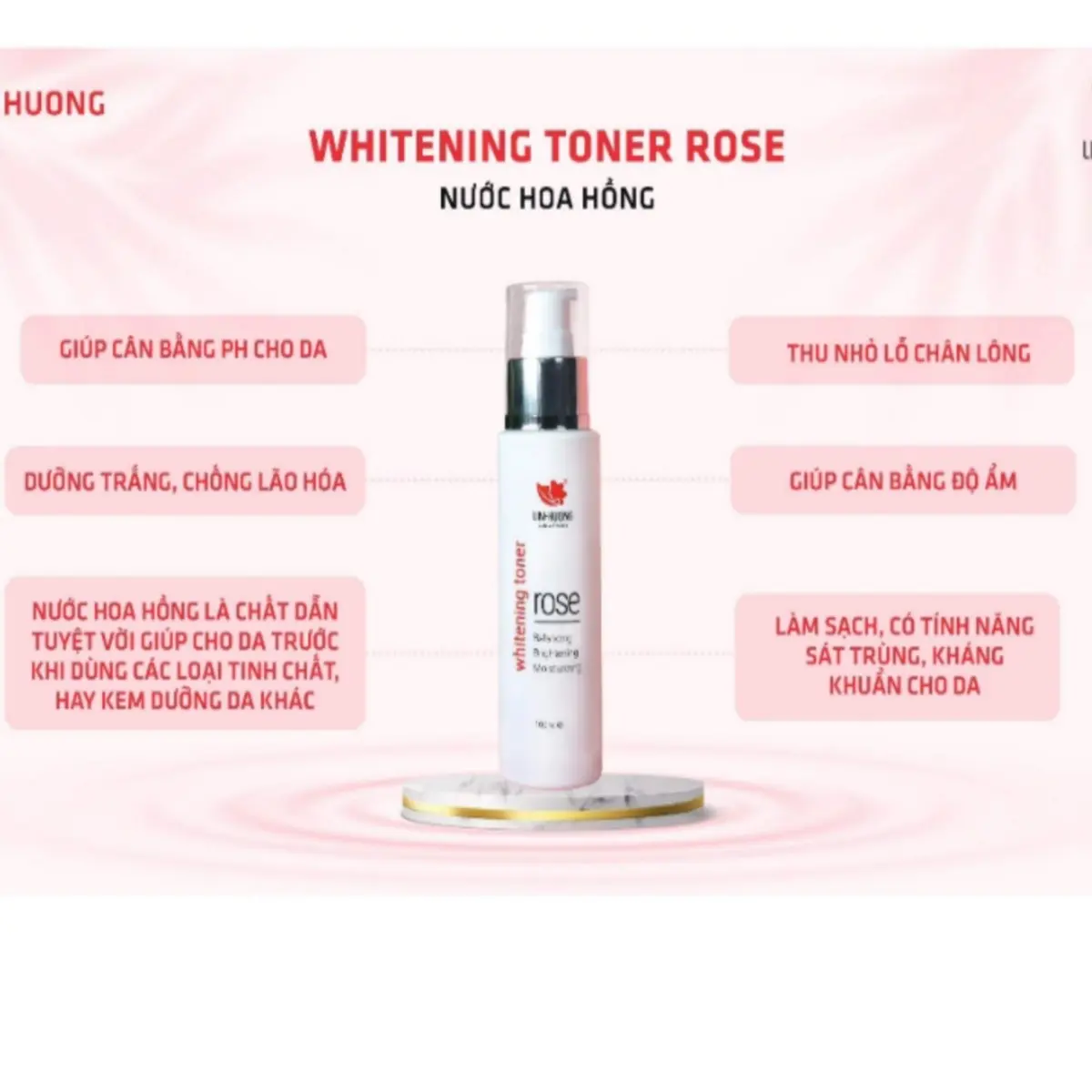 toner nước hoa hồng linh Hương Dưỡng Da Mặt