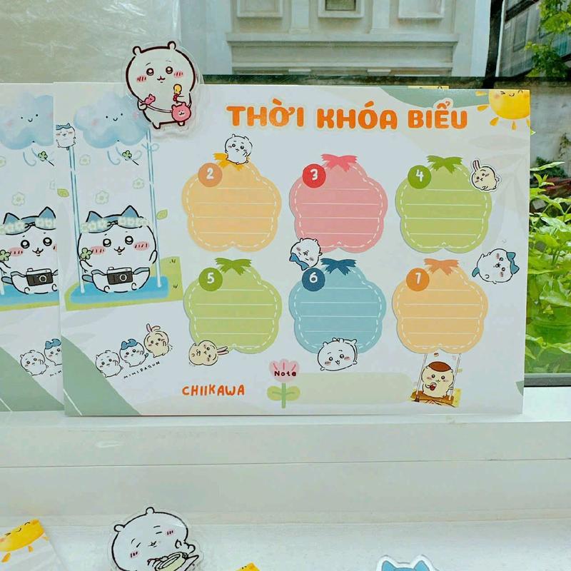 Thời khoá biểu môn học (nhiều mẫu) siêu cute 2