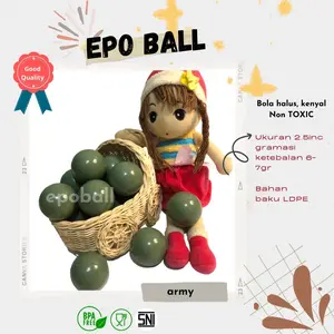 mandi bola SNI epoball warna hijau army per 1 bola