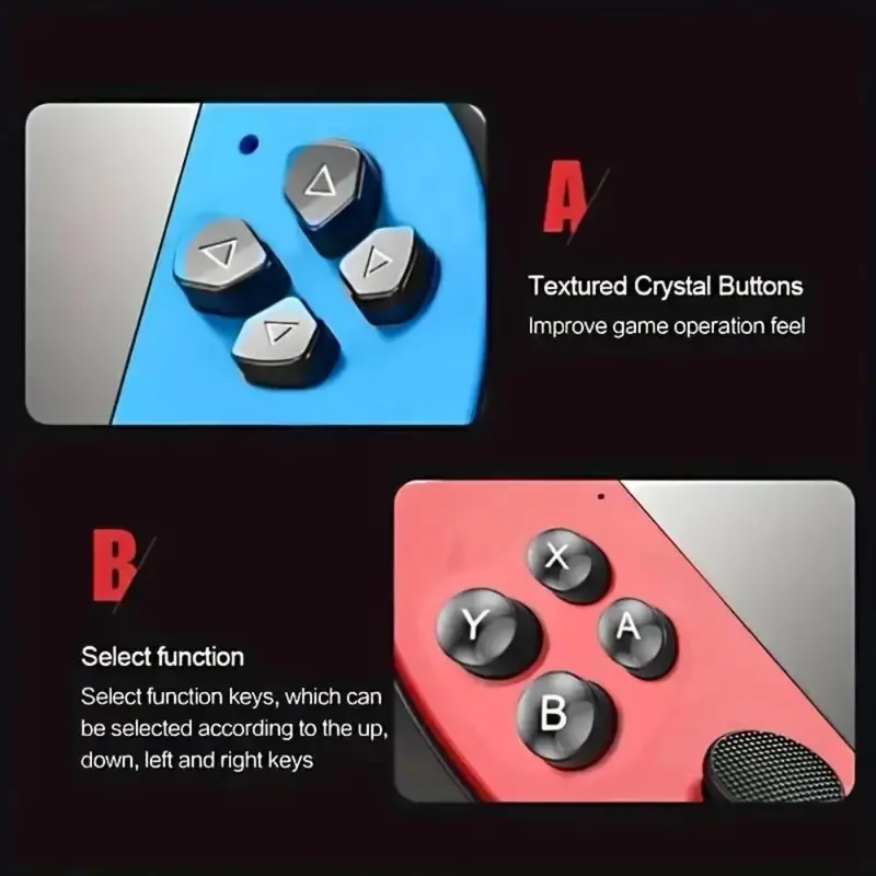 PSP X7 Handheld Game Screen Besar 4.3 Inch HD 8G Mp5 Musik Video Player X7 Handheld Gameboy Built-in Games Gratis 3