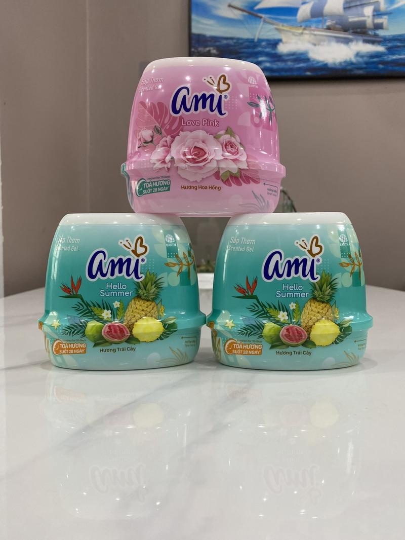 Product Introduction of Conbo 3 Sáp thơm Ami - Giải pháp cho không gian luôn Thơm mát - Khử mùi hiệu quả - Toả hương bền lâu Dầu thơm phòng x it sap thomkhumui 1