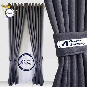 GORDEN JENDELA PINTU BLACKOUT PREMIUM IMPORT POLOS TEBAL GORDEN MEWAH, SULTAN KEKINIAN Tali