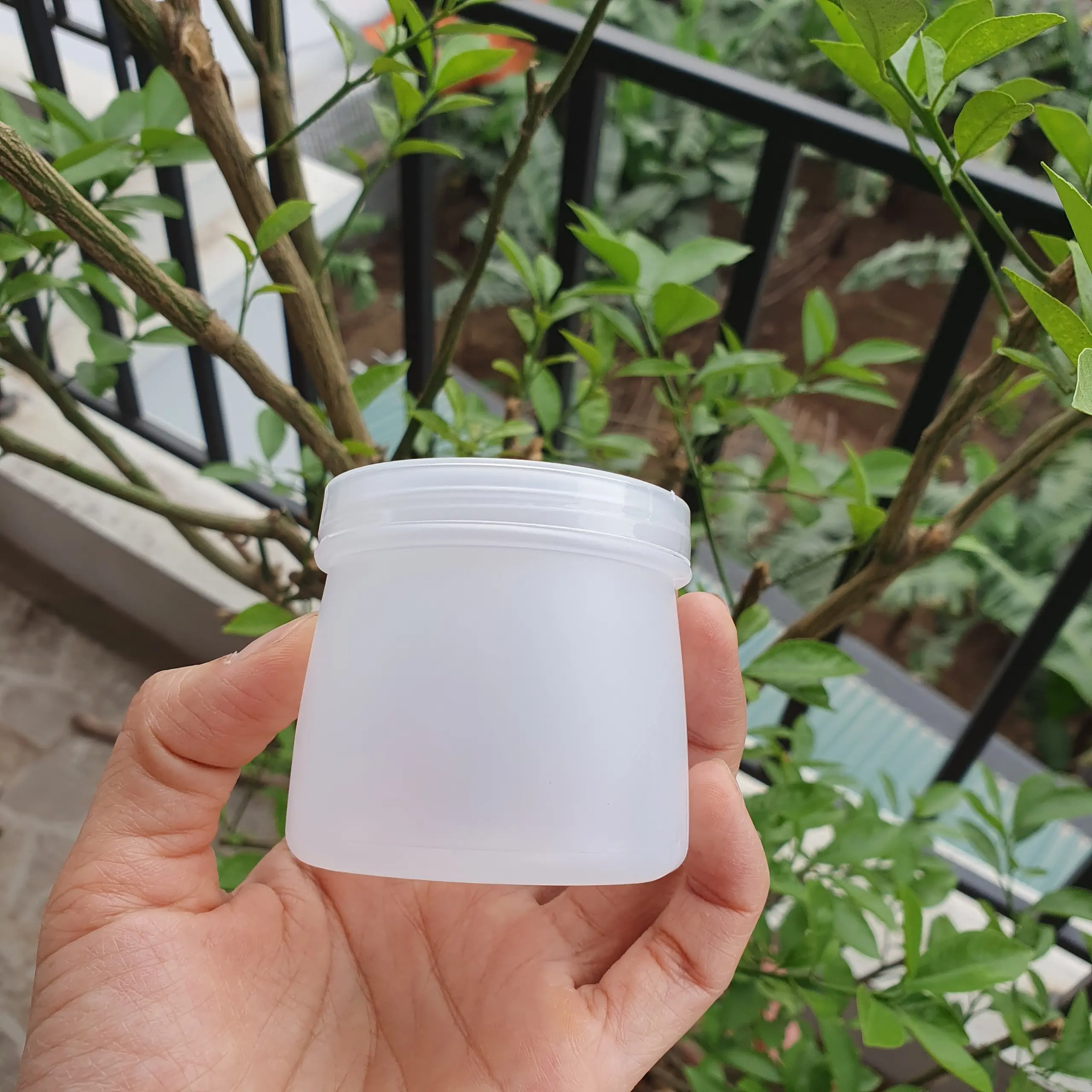 50 Hũ Nhựa Đựng Sữa Chua 80ml, 100ml 120ml 160ml Có Nắp