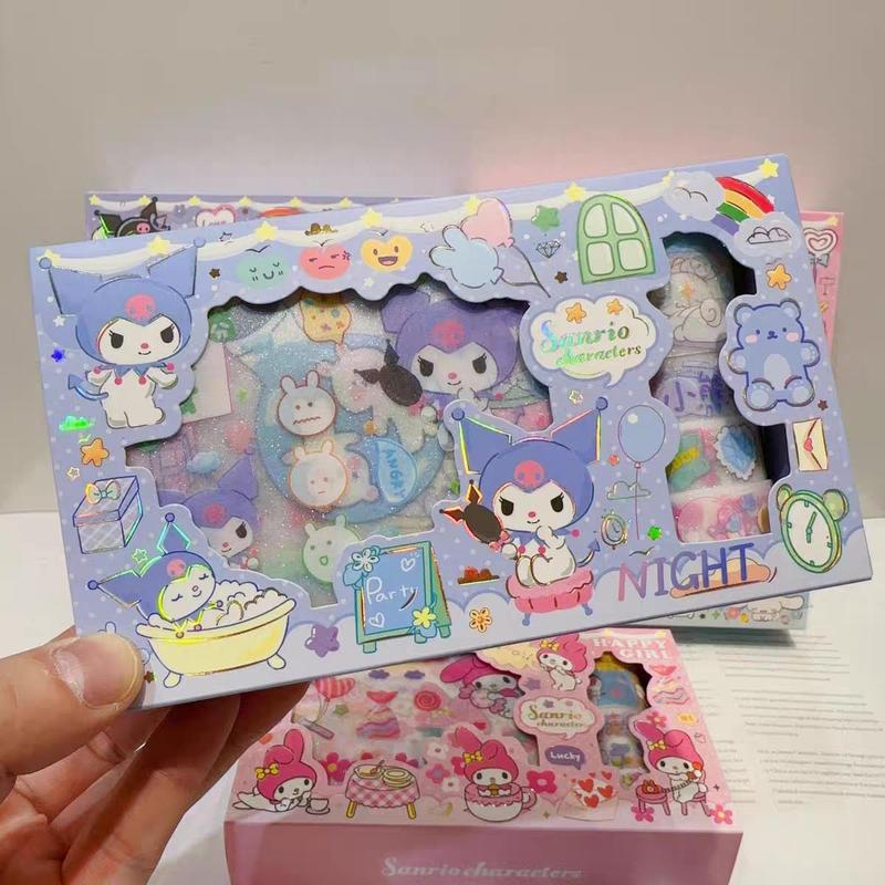 Product Introduction of Journal Account Decorative Stickers Cartoon Stickers Tape DIY Material Beautify Tape Gift Box #BK0191# 14