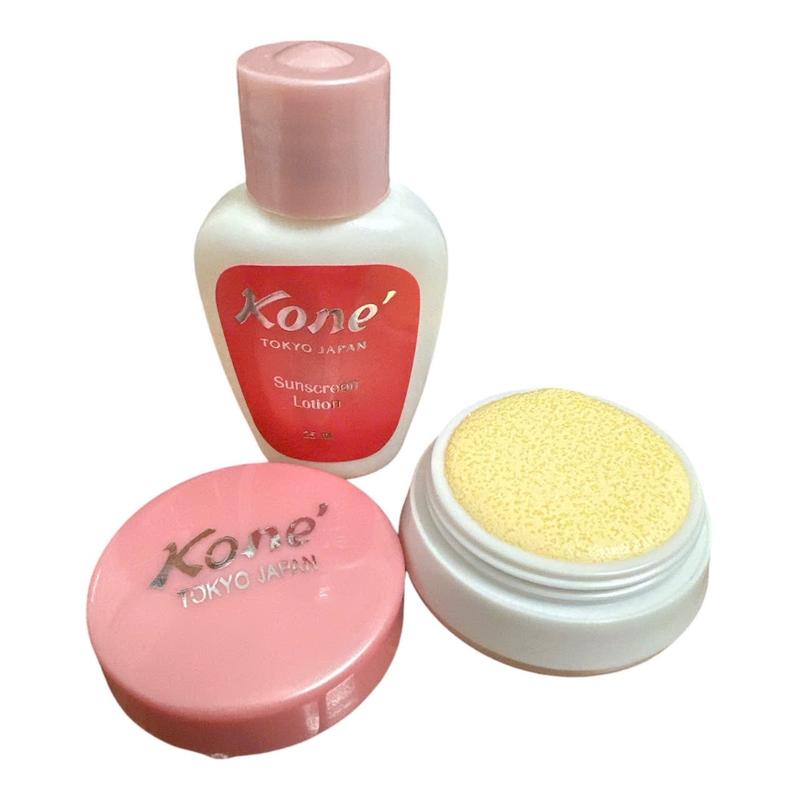 Kem kone và chai nước hoa hồng kone dưỡng da thái lan làm đẹp da 