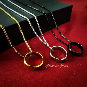 Kalung Rolo Free Liontin cincin keren